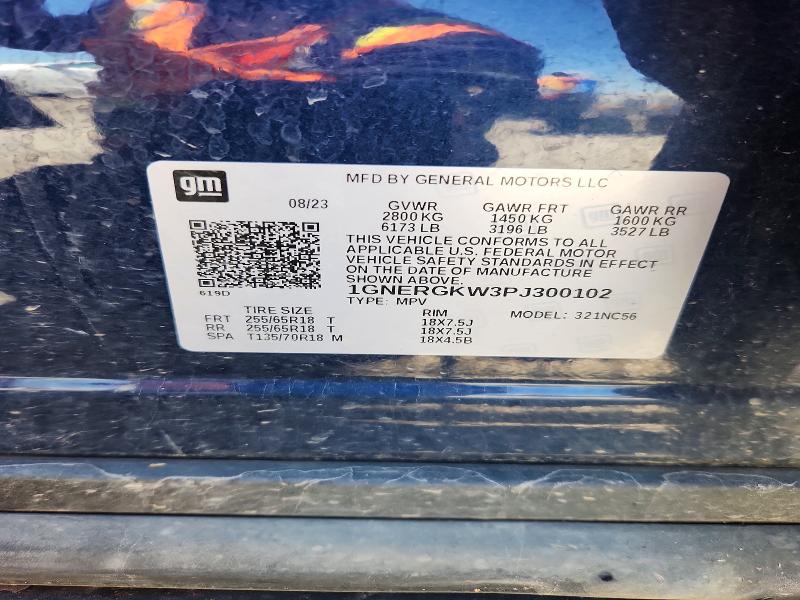 Продаж на аукціоні авто 2023 Chevrolet Traverse, vin: 1GNERGKW3PJ300102, номер лоту: 52517086