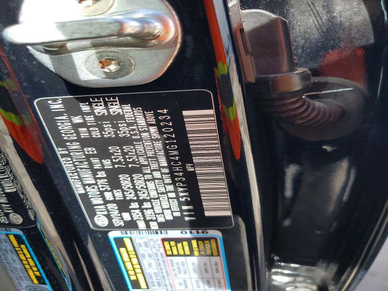 53792956 :رقم المزاد ، 5XYP34HC4MG120234 vin ، 2021 Kia Telluride مزاد بيع
