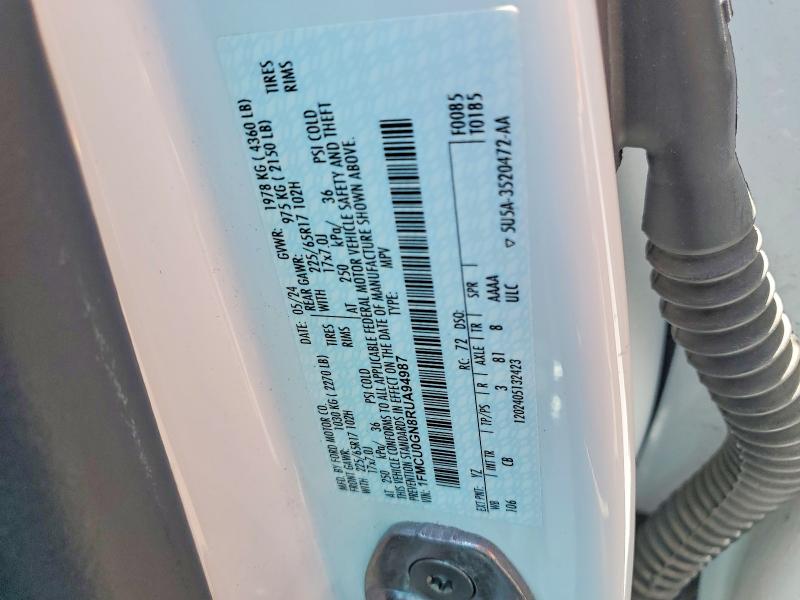 Продажа на аукционе авто 2024 Ford Escape, vin: 1FMCU0GN8RUA94987, номер лота: 54172766
