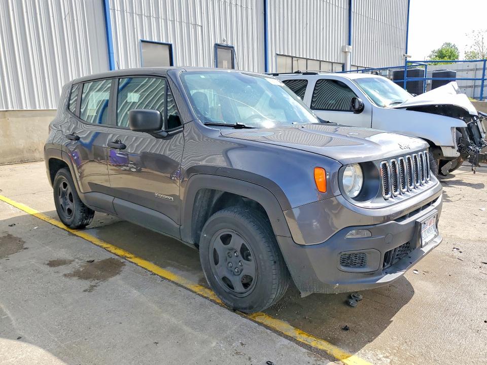 Продажа на аукционе авто 2018 Jeep Renegade, vin: ZACCJBAB8JPJ70721, номер лота: 52564666