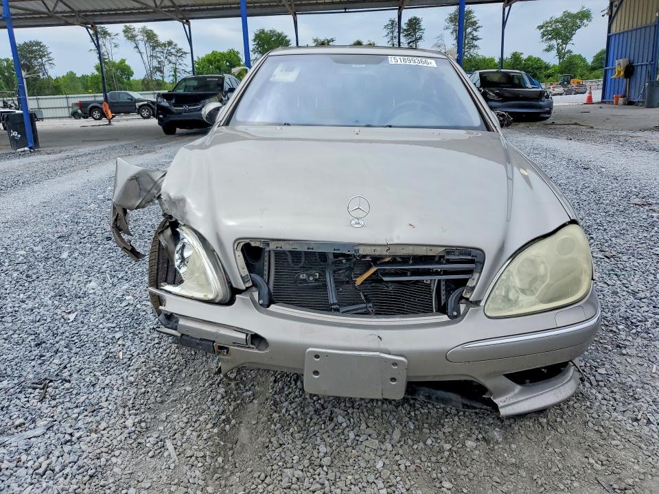 Aukcja sprzedaży 2005 Mercedes-benz S, vin: WDBNG84JX5A435627, numer aukcji: 51899366