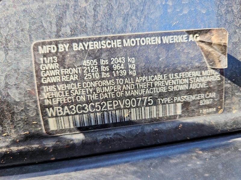 Aukcja sprzedaży 2014 Bmw 320, vin: WBA3C3C52EPV90775, numer aukcji: 53316036