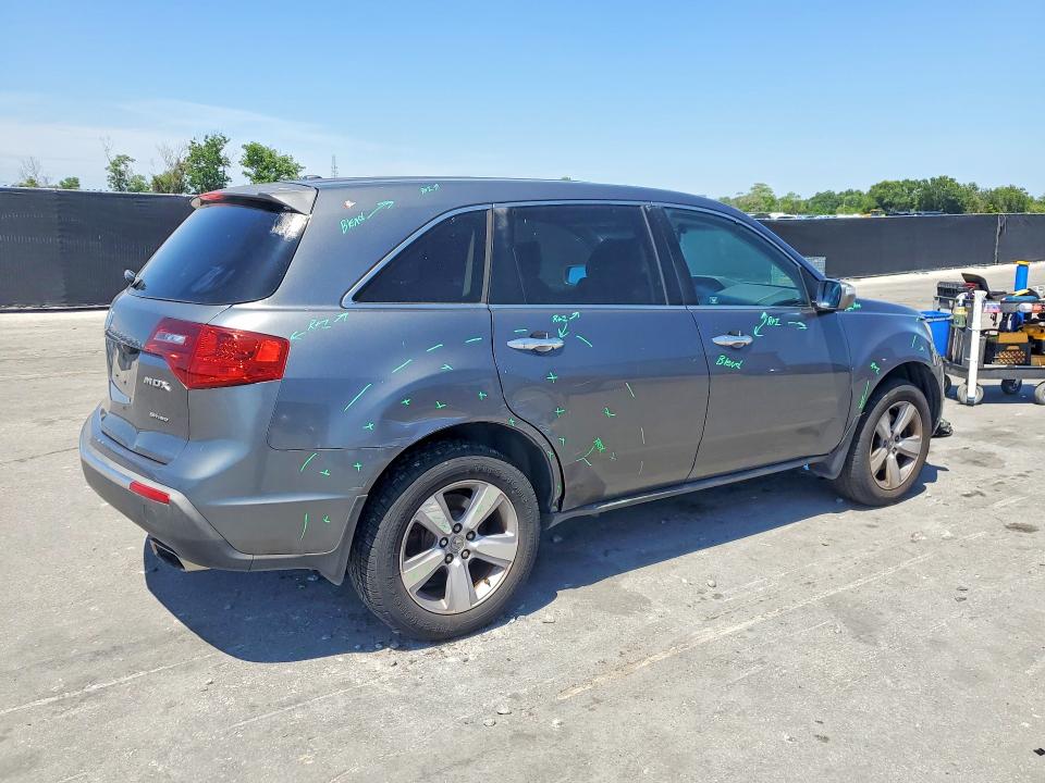 52814176 :رقم المزاد ، 2HNYD2H66BH550162 vin ، 2011 Acura Mdx مزاد بيع