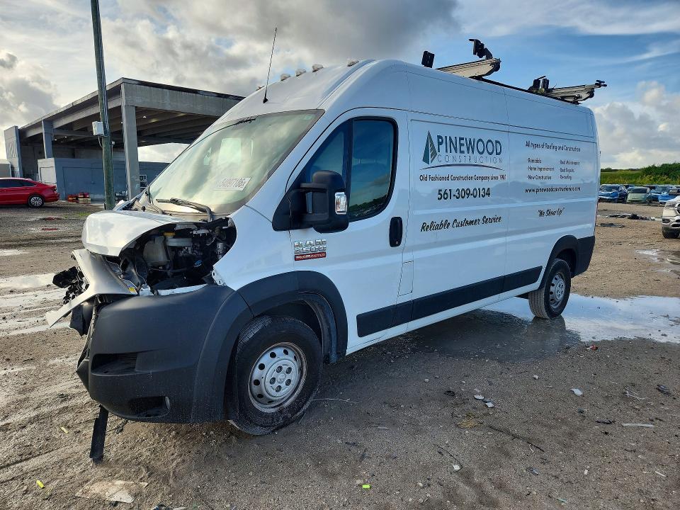 54097186 :رقم المزاد ، 3C6LRVDG6ME555899 vin ، 2021 Ram Promaster 2500 مزاد بيع