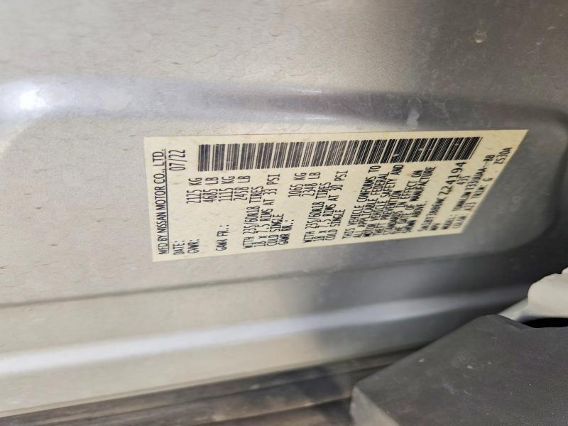 Продажа на аукционе авто 2022 Nissan Rogue, vin: 5N1BT3BB6NC724194, номер лота: 54177436