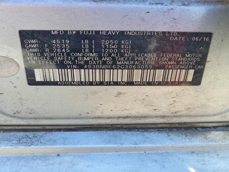 Продаж на аукціоні авто 2016 Subaru Legacy, vin: 4S3BNBF62G3063059, номер лоту: 52296206