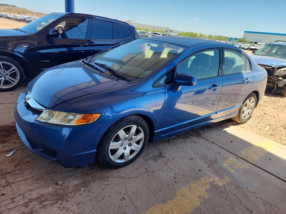 2009 Honda Civic მანქანა იყიდება აუქციონზე, vin: 19XFA16559E037873, აუქციონის ნომერი: 55043666