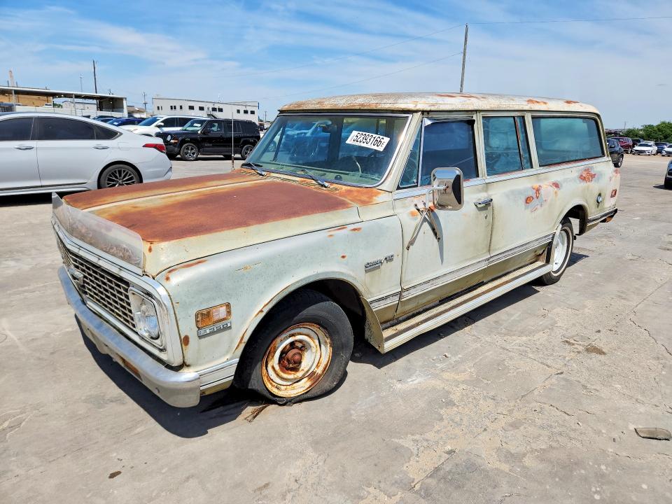 Aukcja sprzedaży 1972 Chev Suburban, vin: CCE162F121829, numer aukcji: 52393166