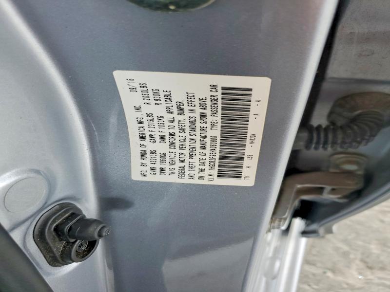 Продаж на аукціоні авто 2017 Honda Accord, vin: 1HGCR2F96HA060800, номер лоту: 55423726