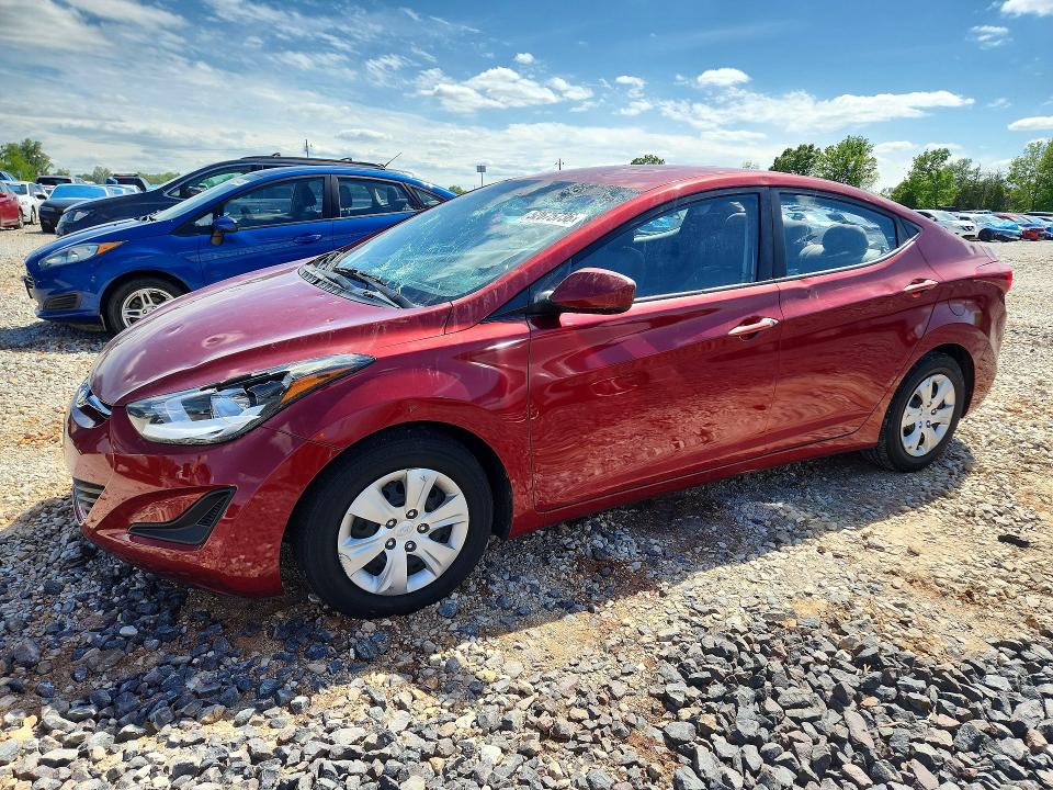 Auction sale of the 2016 Hyundai Elantra, vin: 5NPDH4AE9GH783294, lot number: 52675736