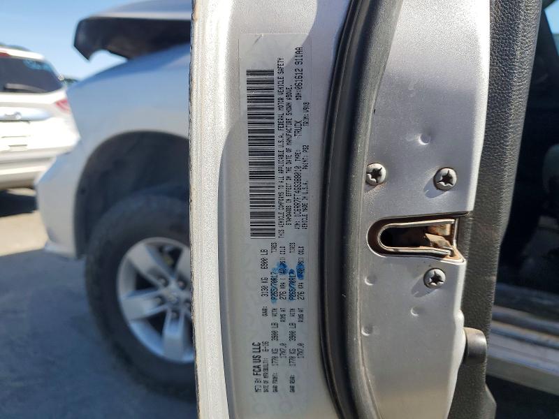 53046546 :رقم المزاد ، 1C6RR7FT4GS388010 vin ، 2016 Ram 1500 مزاد بيع
