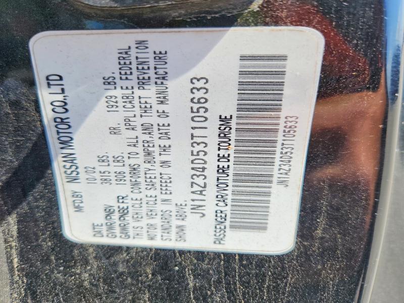 Aukcja sprzedaży 2003 Nissan 350z, vin: JN1AZ34D53T105633, numer aukcji: 54695876