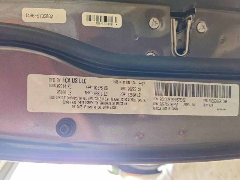 Aukcja sprzedaży 2017 Chrysler 300c, vin: 2C3CCAEG9HH570302, numer aukcji: 50079666