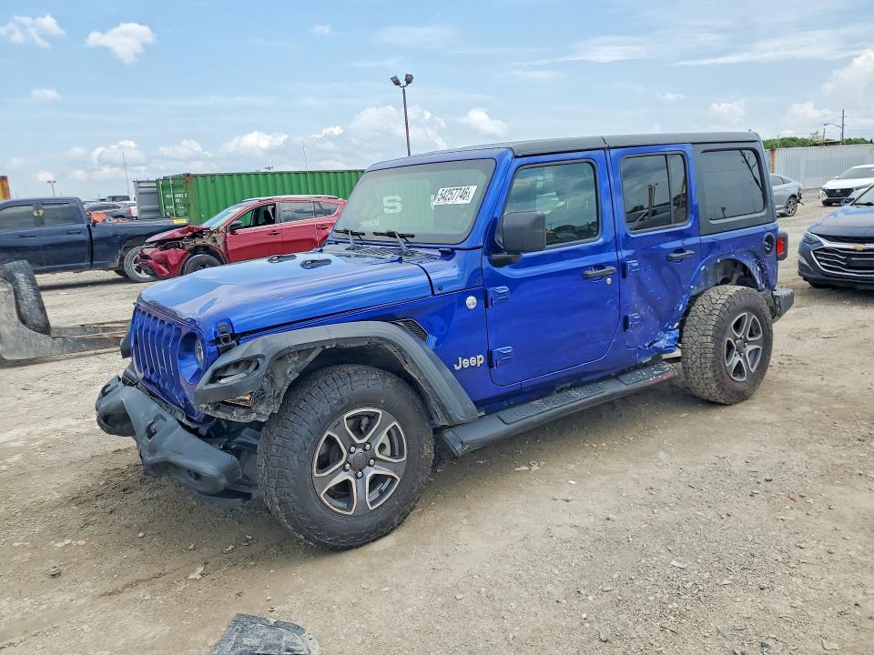 2020 Jeep Wrangler Unlimited მანქანა იყიდება აუქციონზე, vin: 1C4HJXDG1LW328867, აუქციონის ნომერი: 54257746