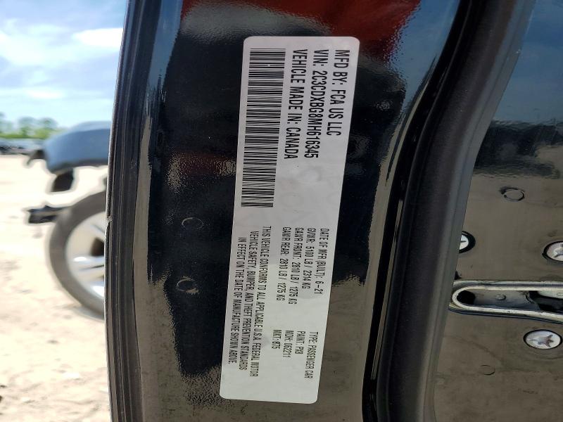 2021 Dodge Charger მანქანა იყიდება აუქციონზე, vin: 2C3CDXBG8MH616345, აუქციონის ნომერი: 53854786