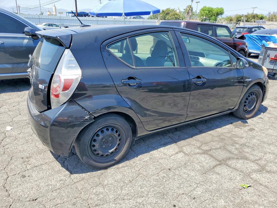 2012 Toyota Prius C მანქანა იყიდება აუქციონზე, vin: JTDKDTB34C1525132, აუქციონის ნომერი: 53943226