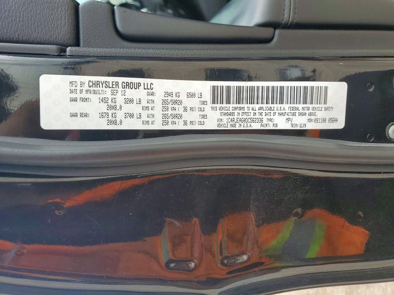 Auction sale of the 2013 Jeep Grand Cherokee, vin: 1C4RJEAG0DC562336, lot number: 53242066