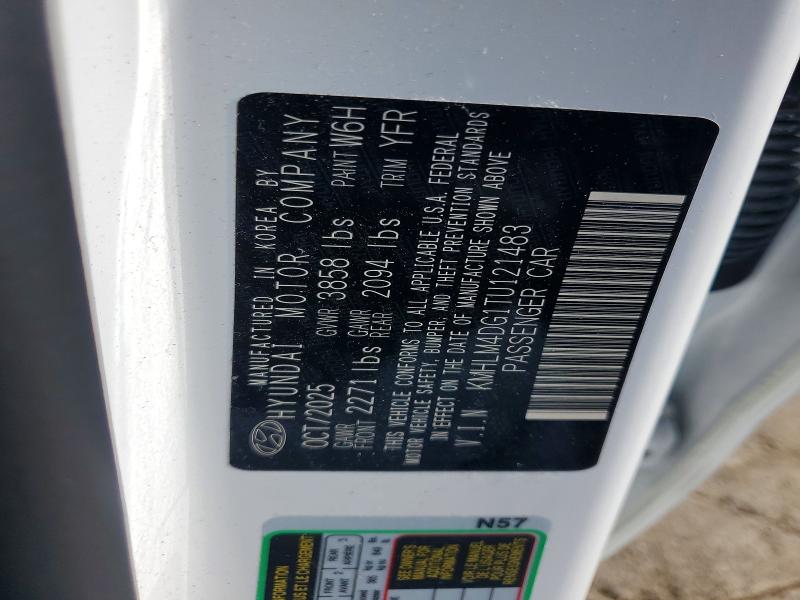 Продажа на аукционе авто 2026 Hyundai Elantra, vin: KMHLM4DG1TU121483, номер лота: 55218686
