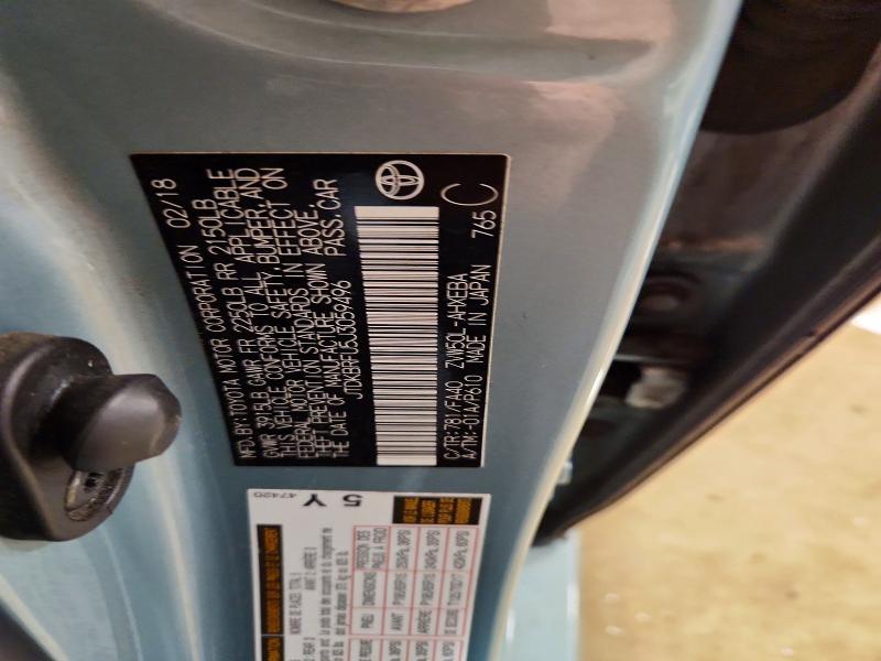 Продажа на аукционе авто 2018 Toyota Prius, vin: JTDKBRFU5J3059496, номер лота: 53420696