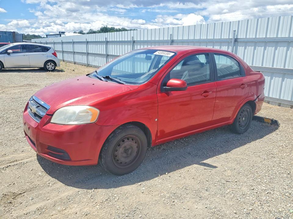 Продажа на аукционе авто 2009 Chevrolet Aveo, vin: KL1TD56EX9B605511, номер лота: 54889386