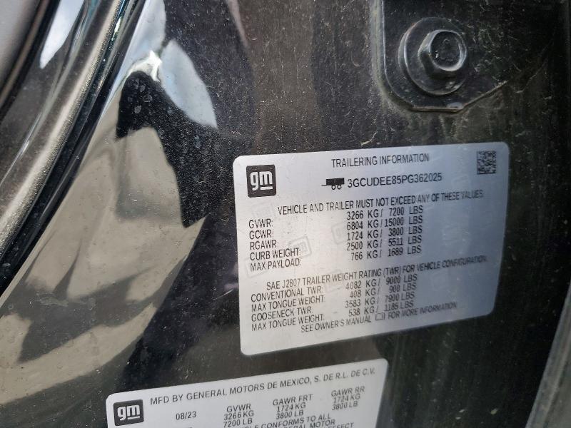 Продажа на аукционе авто 2023 Chevrolet Silverado, vin: 3GCUDEE85PG362025, номер лота: 53032526
