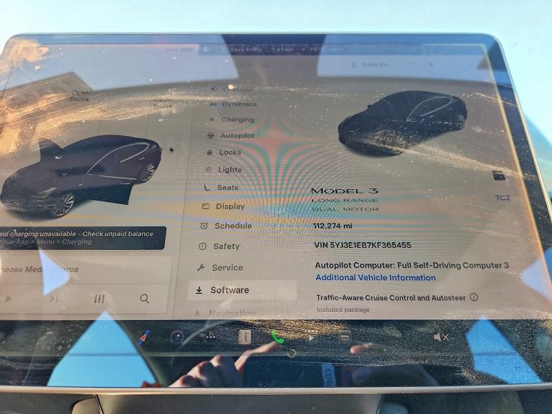 Aukcja sprzedaży 2019 Tesla Model 3, vin: 5YJ3E1EB7KF365455, numer aukcji: 55303126