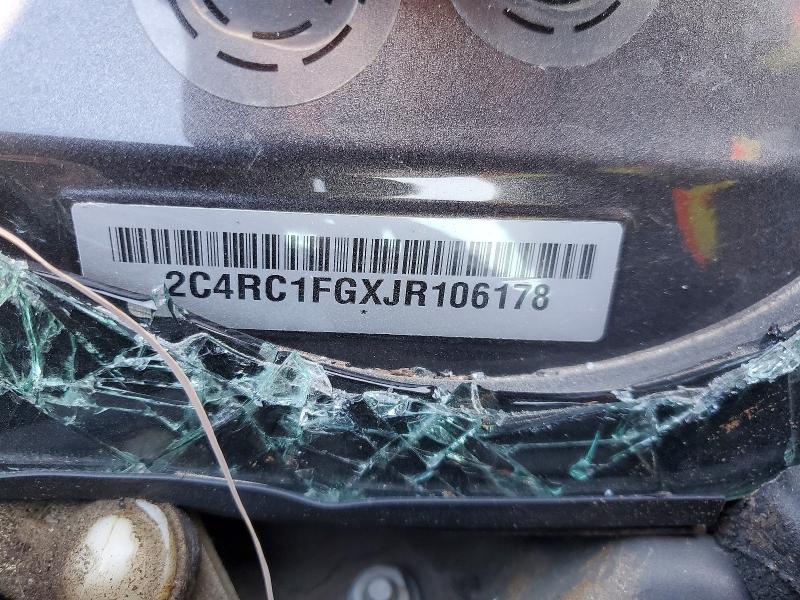 2018 Chrysler Pacifica მანქანა იყიდება აუქციონზე, vin: 2C4RC1FGXJR106178, აუქციონის ნომერი: 55090326