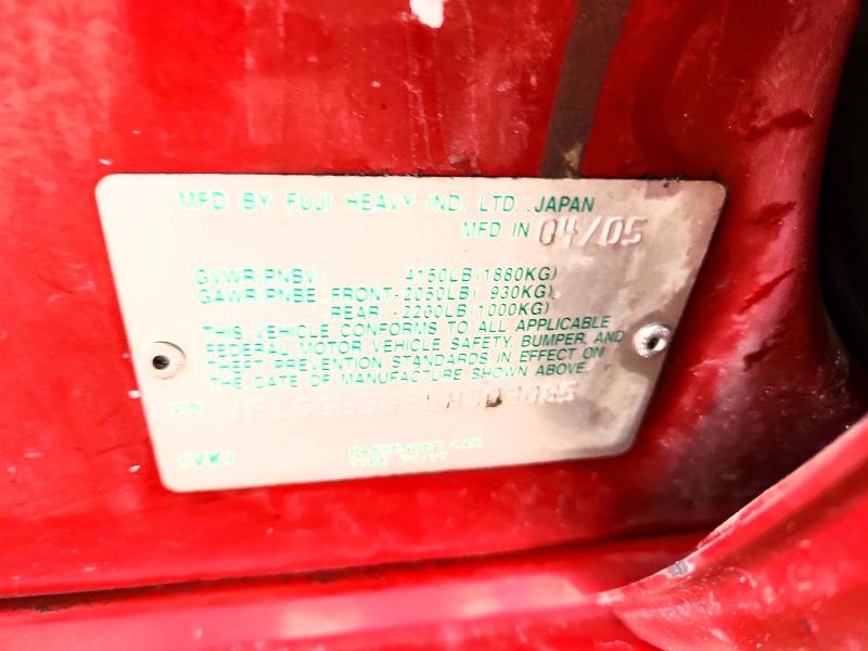 Aukcja sprzedaży 2006 Subaru Forester, vin: JF1SG63696H703085, numer aukcji: 52339566