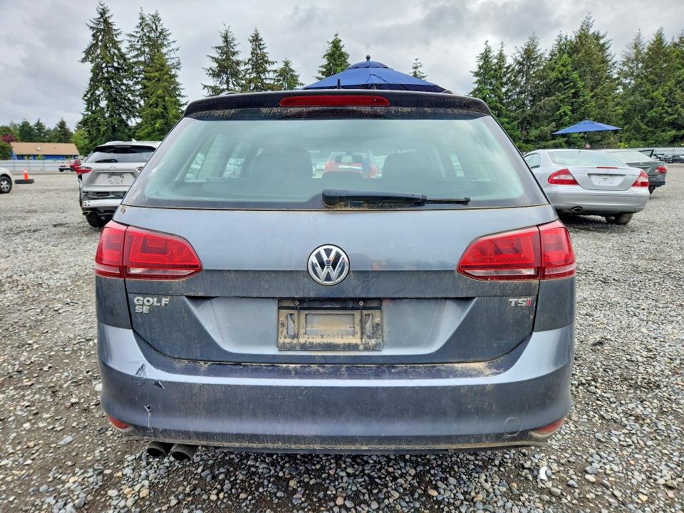2017 Volkswagen Golf Sportwagen მანქანა იყიდება აუქციონზე, vin: 3VWC17AU2HM537043, აუქციონის ნომერი: 53669856