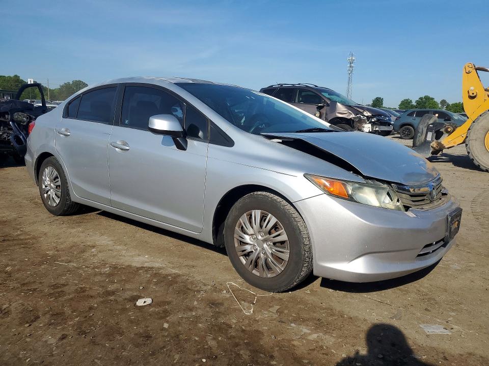 Auction sale of the 2012 Honda Civic 4d Lx, vin: 2HGFB2F51CH608422, lot number: 54057976