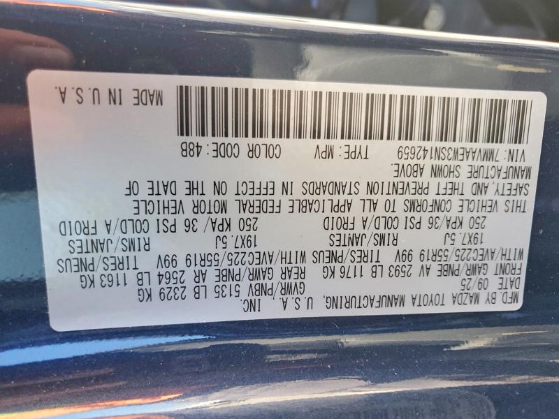 Aukcja sprzedaży 2025 Mazda Cx-50, vin: 7MMVAAEW3SN142659, numer aukcji: 52612316