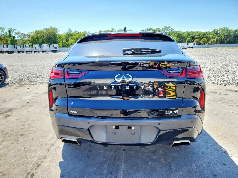 52994246 :رقم المزاد ، 3PCAJ5J3XNF105516 vin ، 2022 Infiniti Qx55 مزاد بيع