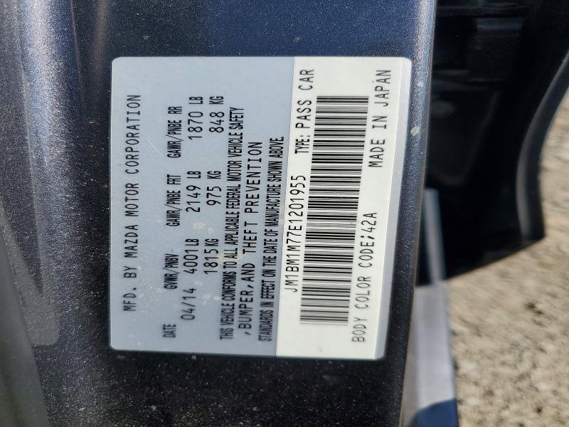 Aukcja sprzedaży 2014 Mazda 3, vin: JM1BM1M77E1201955, numer aukcji: 53136956