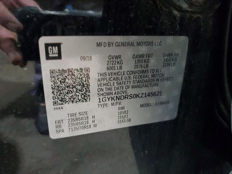 Продажа на аукционе авто 2019 Cadillac Xt5, vin: 1GYKNDRS0KZ145621, номер лота: 55055596