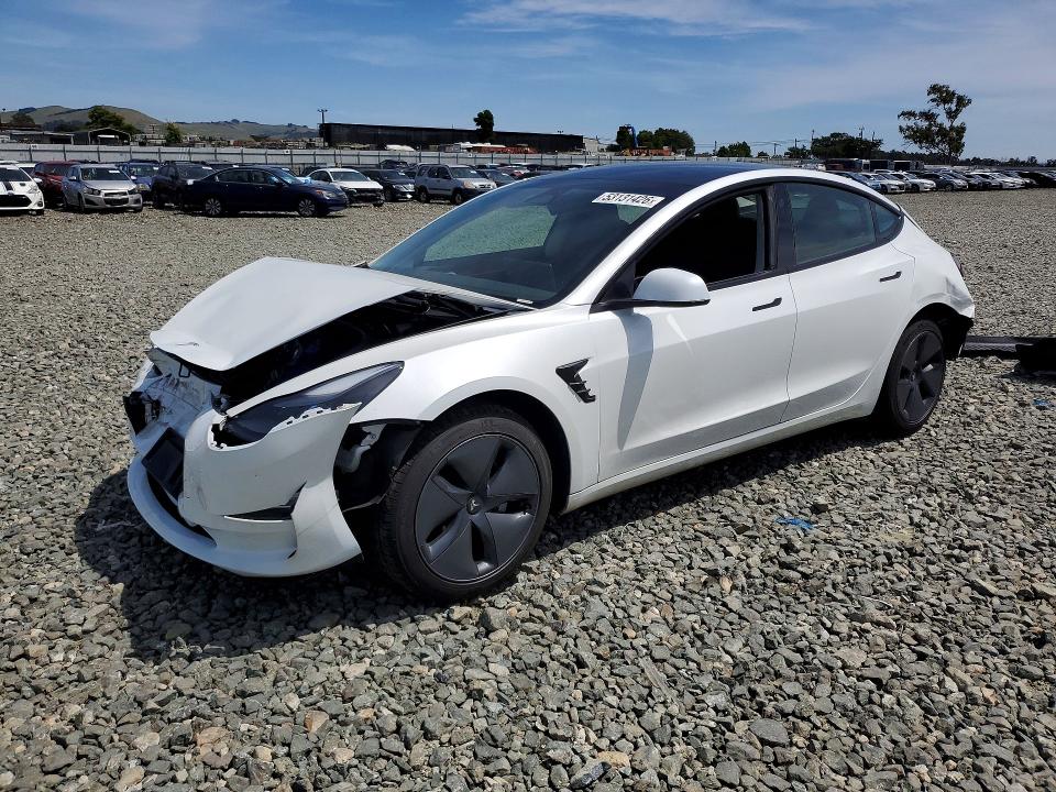 53131426 :رقم المزاد ، 5YJ3E1EA9PF506430 vin ، 2023 Tesla Model 3 مزاد بيع