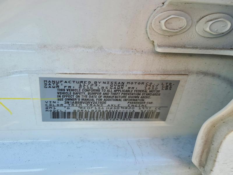 Продаж на аукціоні авто 2024 Nissan Sentra, vin: 3N1AB8BV0RY247806, номер лоту: 53299666