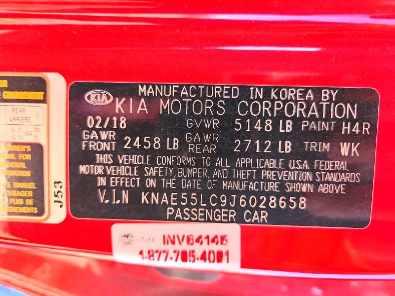 Продаж на аукціоні авто 2018 Kia Stinger, vin: KNAE55LC9J6028658, номер лоту: 54211746