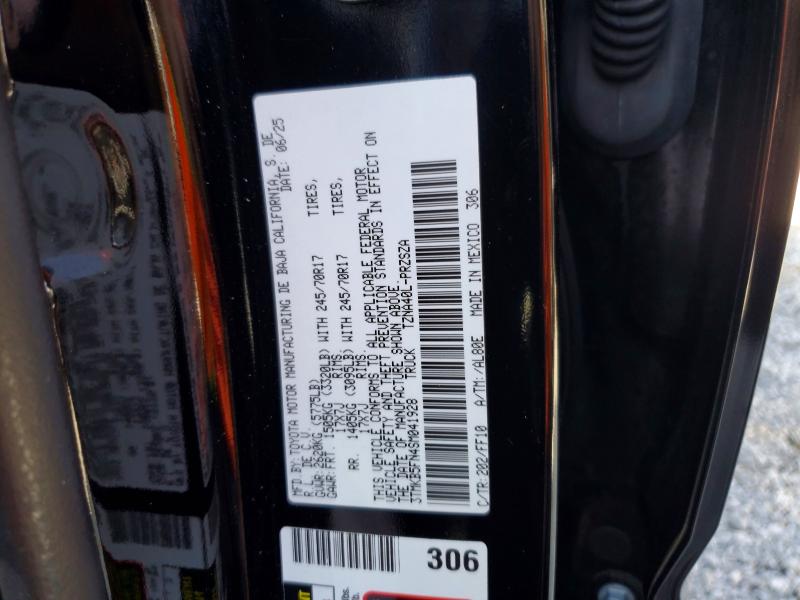 Aukcja sprzedaży 2025 Toyota Tacoma, vin: 3TMKB5FN4SM041928, numer aukcji: 53410046