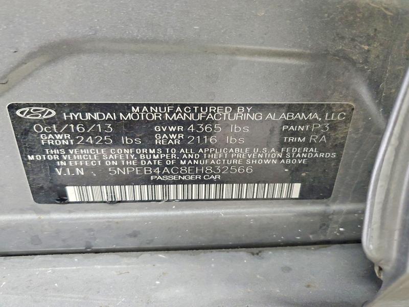 Aukcja sprzedaży 2014 Hyundai Sonata, vin: 5NPEB4AC8EH832566, numer aukcji: 54309336
