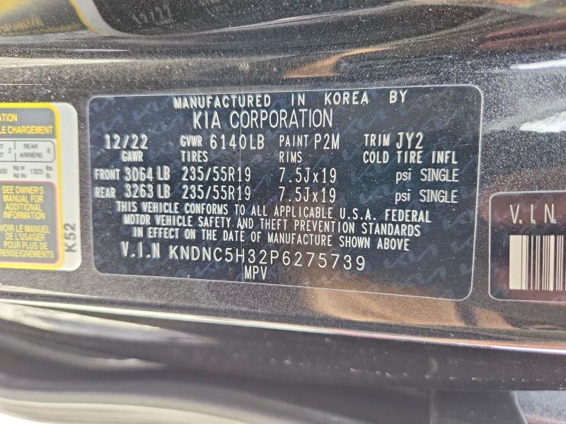 Aukcja sprzedaży 2023 Kia Carnival, vin: KNDNC5H32P6275739, numer aukcji: 52591066