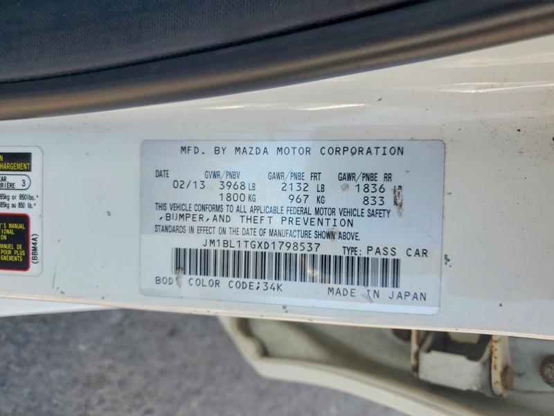 Продаж на аукціоні авто 2013 Mazda 3, vin: JM1BL1TGXD1798537, номер лоту: 53986496