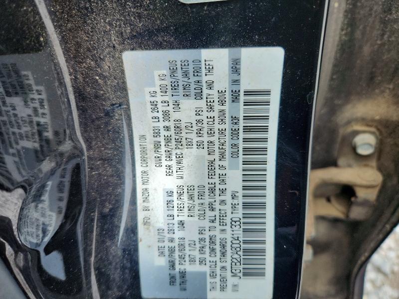 Aukcja sprzedaży 2013 Mazda Cx-9, vin: JM3TB2CA8D0411330, numer aukcji: 54533976