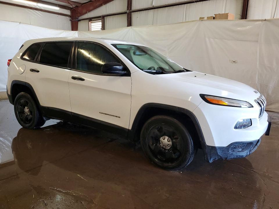 2016 Jeep Cherokee მანქანა იყიდება აუქციონზე, vin: 1C4PJLAB7GW297143, აუქციონის ნომერი: 53474236