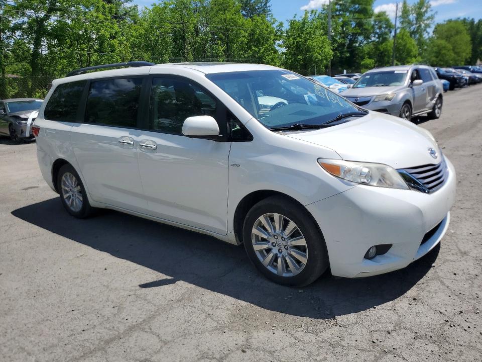 Aukcja sprzedaży 2017 Toyota Sienna, vin: 5TDDZ3DC7HS159166, numer aukcji: 54790576