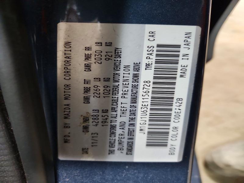 53312476 :رقم المزاد ، JM1GJ1U63E1156728 vin ، 2014 Mazda 6 مزاد بيع