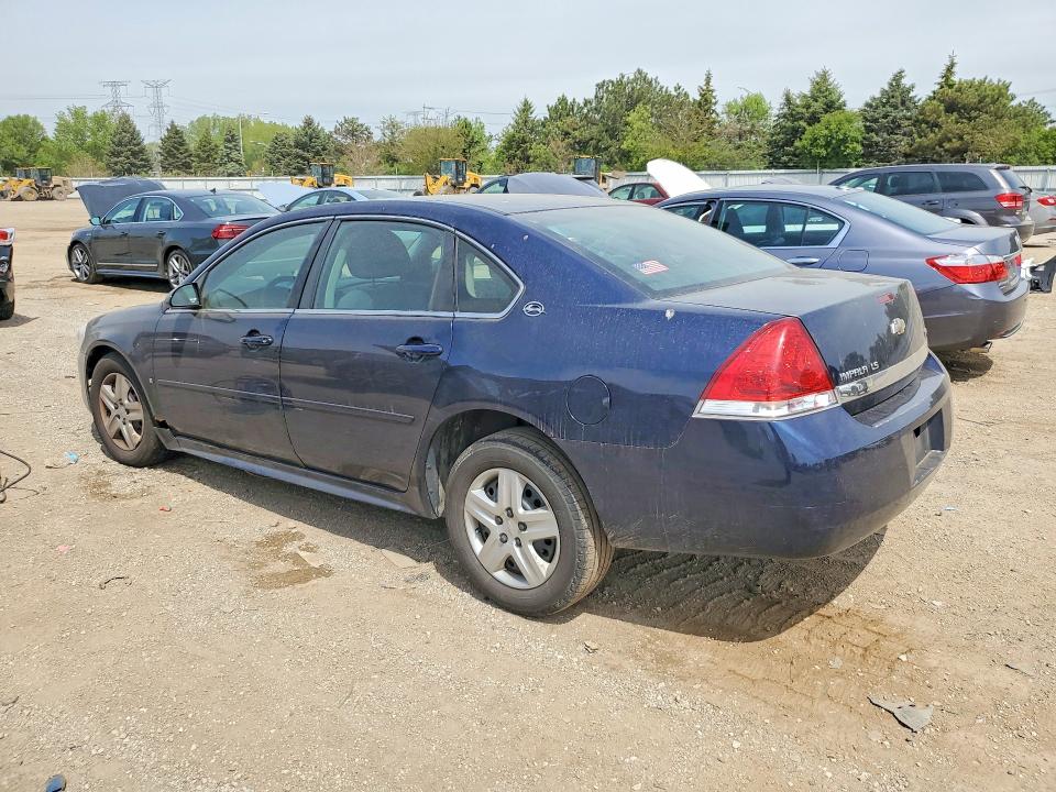 52900196 :رقم المزاد ، 2G1WB57K091111702 vin ، 2009 Chevrolet Impala مزاد بيع
