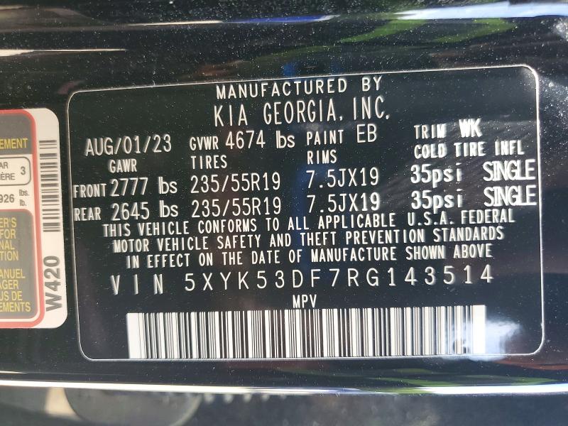 Продаж на аукціоні авто 2024 Kia Sportage, vin: 5XYK53DF7RG143514, номер лоту: 52904096