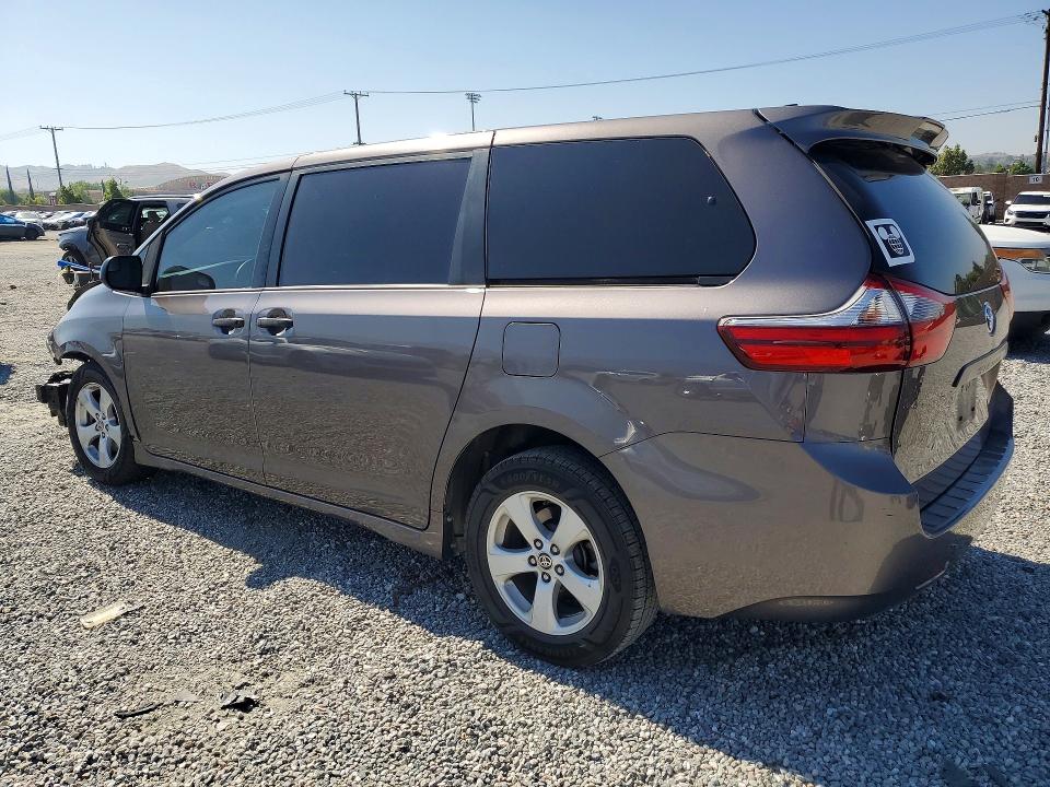 52862866 :رقم المزاد ، 5TDZZ3DC8LS073881 vin ، 2020 Toyota Sienna مزاد بيع