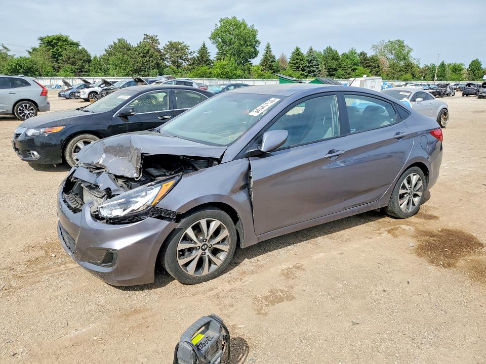 2017 Hyundai Accent მანქანა იყიდება აუქციონზე, vin: KMHCT4AE5HU250582, აუქციონის ნომერი: 54441116
