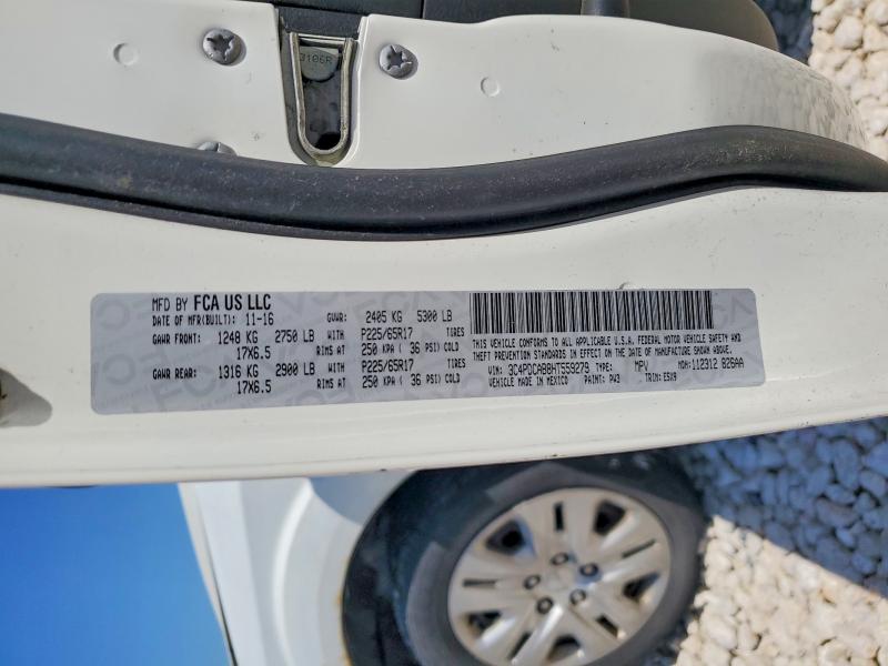 2017 Dodge Journey მანქანა იყიდება აუქციონზე, vin: 3C4PDCAB8HT559279, აუქციონის ნომერი: 53289856